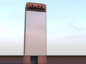 school Model 3D