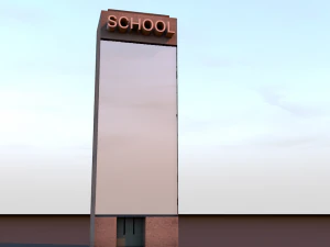 school 3D Model