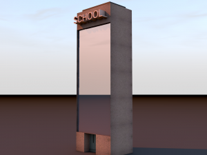 school Model 3D