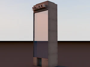 school 3D Model