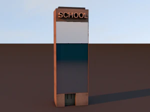 school 3D Model