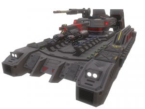 sci-fi tank 3D Model