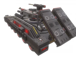 sci-fi tank 3D Model