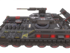 sci-fi tank Model 3D