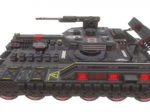 sci-fi tank 3D Model