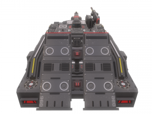 sci-fi tank Model 3D