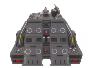 sci-fi tank 3D Model