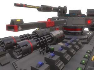 sci-fi tank 3D Model