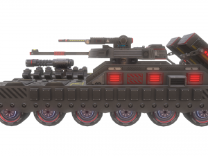 sci-fi tank Model 3D