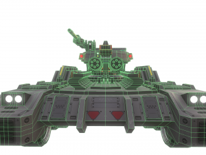 sci-fi tank Model 3D