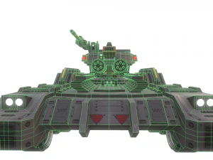 sci-fi tank 3D Model