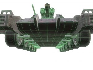 sci-fi tank Model 3D