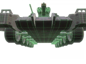 sci-fi tank 3D Model