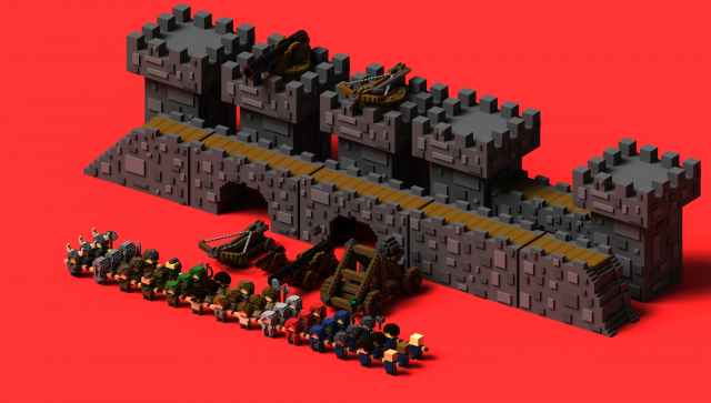 medieval pack 3D Modell .c4d .max .obj .3ds .fbx .stl .blend 