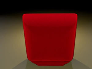 wedding rings in a box 3D Model