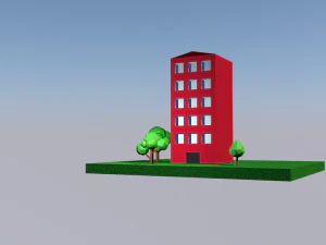 low poly house 3D Model