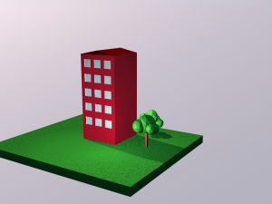 low poly house 3D Modell