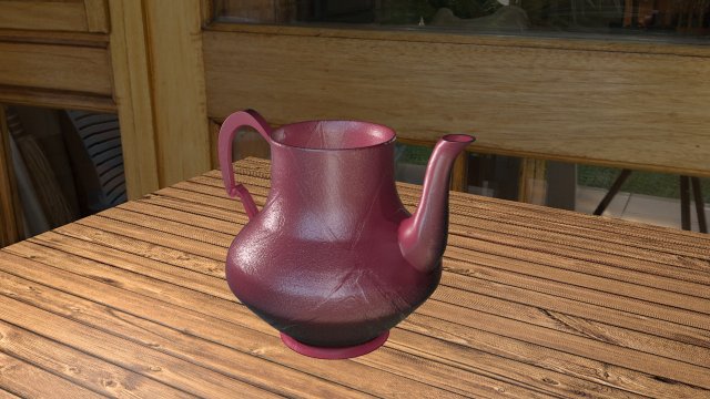 ceramiczny czajniczek Model 3D .c4d .max .obj .3ds .fbx .stl .blend