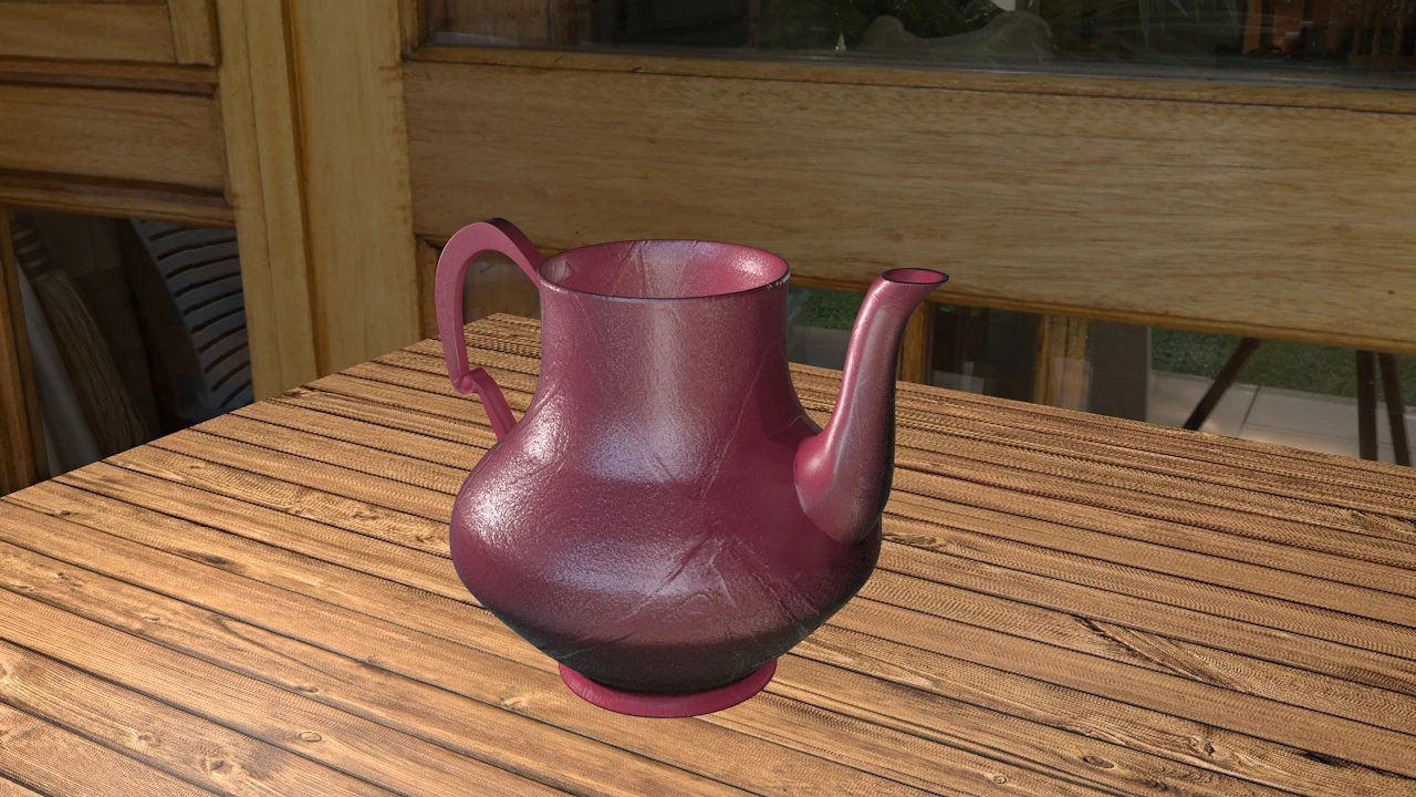 ceramic teapot 3D Model .c4d .max .obj .3ds .fbx .stl .blend 