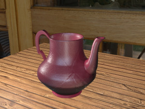 ceramic teapot 3D 모델