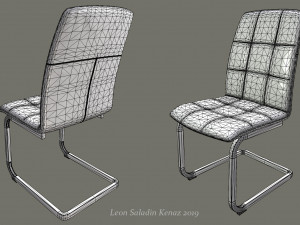 Modern Chair PBR Extra unreal unity textures 3D Model
