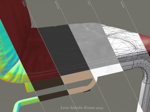 Modern Chair PBR Extra unreal unity textures 3D Model