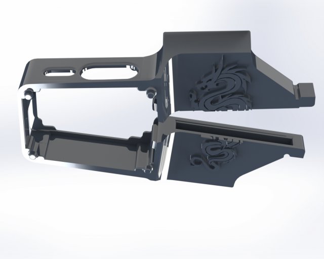 adaptor of yi 4k to be used for zhiyun gimble 3D प्रिंट मॉडल .c4d .max .obj .3ds .fbx .stl .blend 