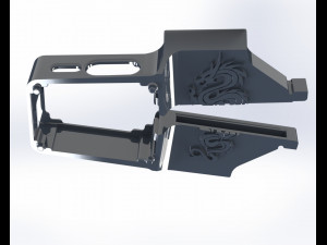 adaptor of yi 4k to be used for zhiyun gimble 3D 프린트 모델