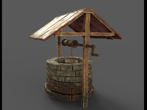 stone well 3D Model