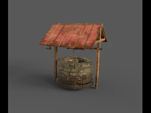 stone well 3D Model