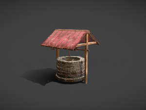 stone well 3D मॉडल
