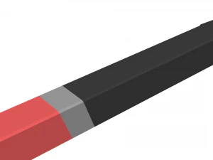 low-poly crowbar 3D Model