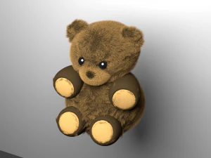 ursinho de pel&uacute;cia Modelo 3D