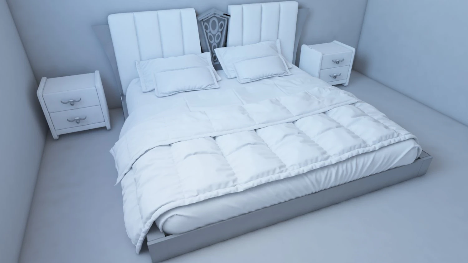combo bed 3D Model .c4d .max .obj .3ds .fbx .stl .blend 