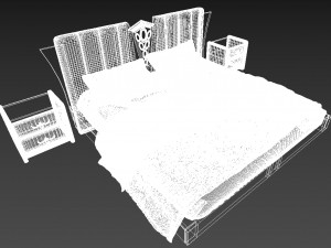 combo bed 3D 모델