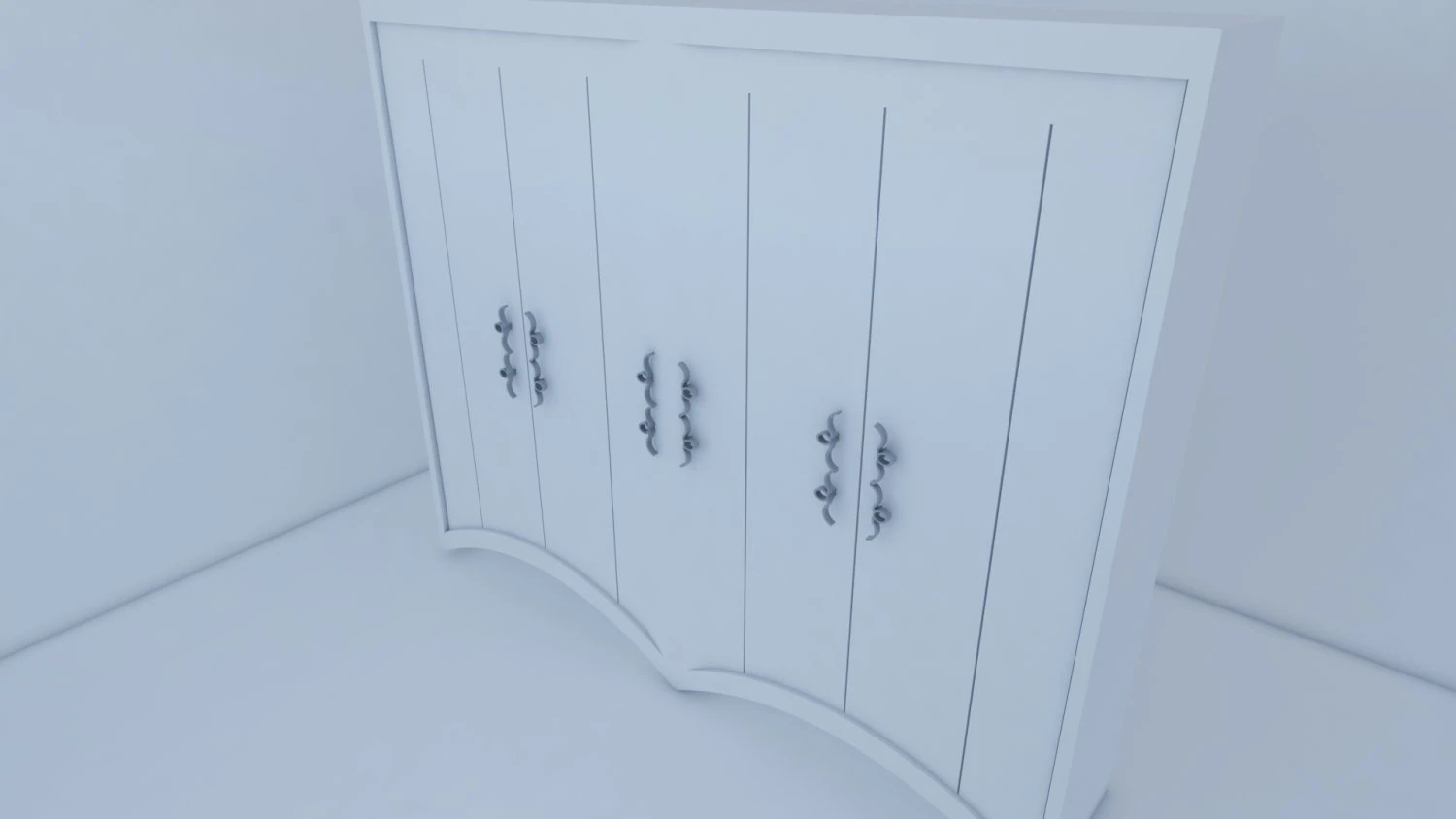 big wardrobe 3D Model .c4d .max .obj .3ds .fbx .stl .blend 