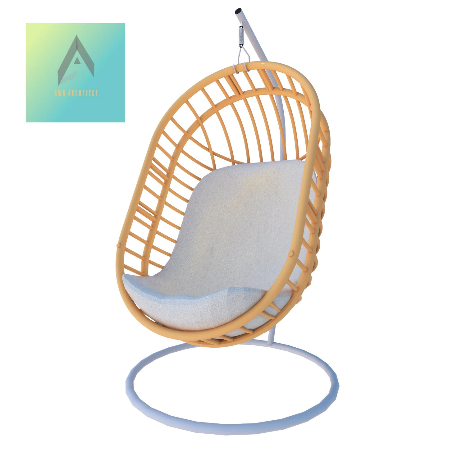 bamboo rattan chairs 3D Model .c4d .max .obj .3ds .fbx .stl .blend