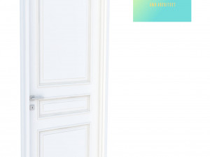 room door type 12 Modello 3D
