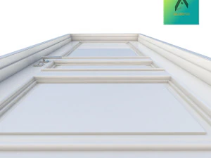 тип кімнатних дверей 12 3D Модель