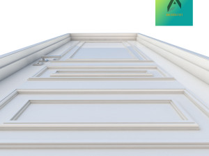 room door type 21 3D Model