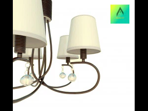 lampada a sospensione design vl Modello 3D