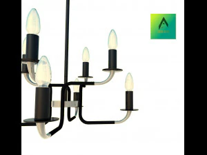 lampada a sospensione design vl Modello 3D