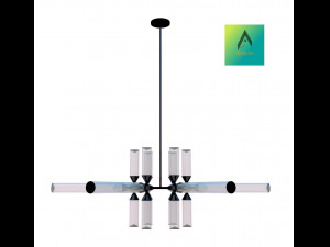 pendant lamp chandelier design 3D Model