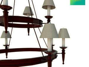 pendant lamp chandelier design Model 3D