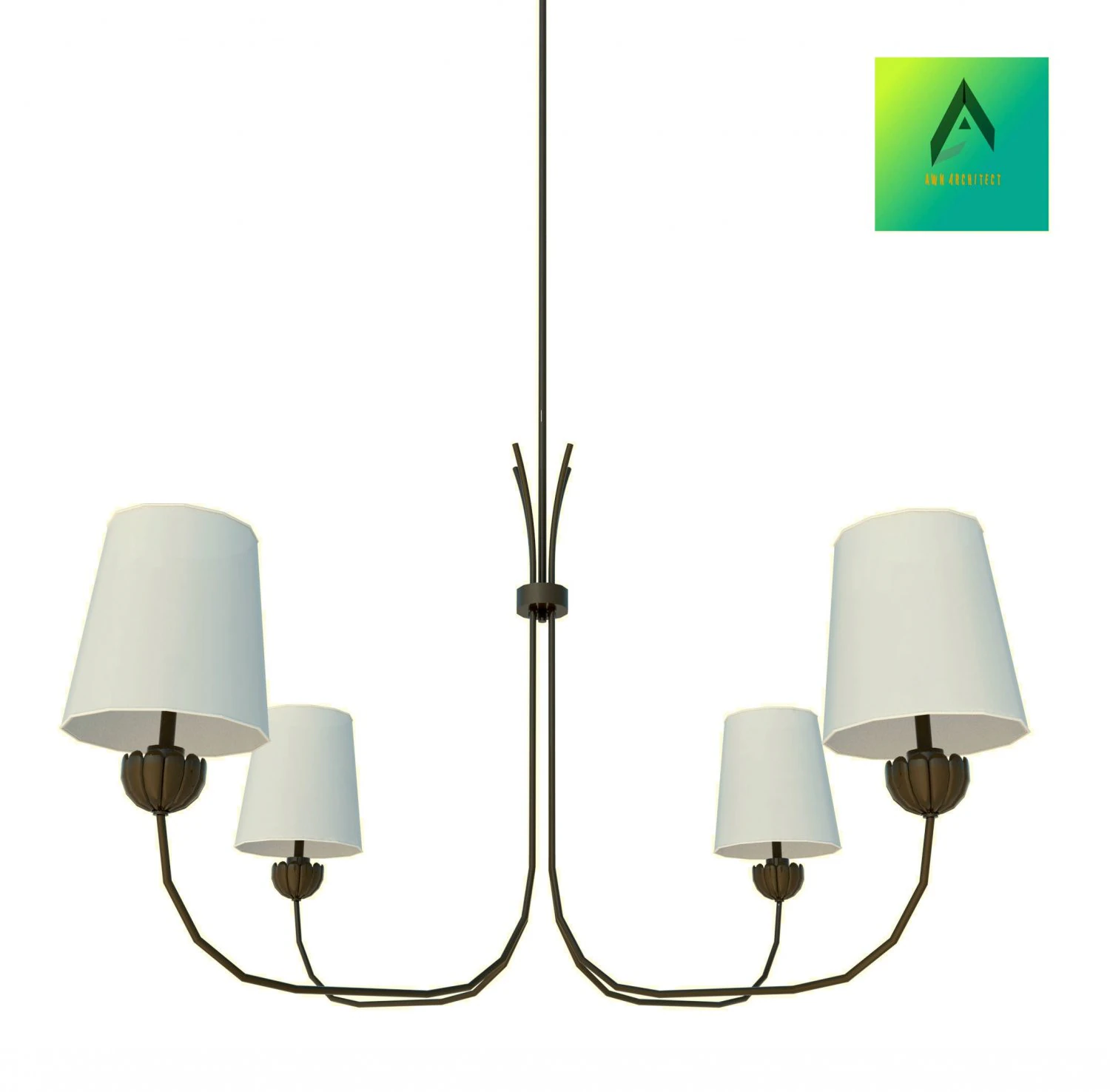 吊灯lk设计 3D 模型 .c4d .max .obj .3ds .fbx .stl .blend 