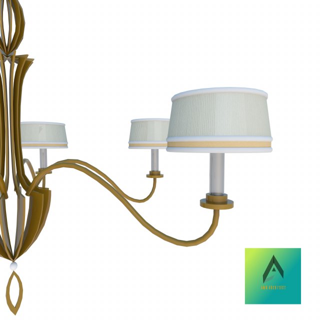 pendant lamp stacatto design Modelo 3D .c4d .max .obj .3ds .fbx .stl .blend 