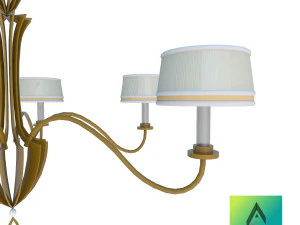 lampada a sospensione design stacatto Modello 3D