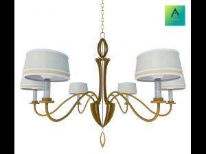 pendant lamp stacatto design Modelo 3D