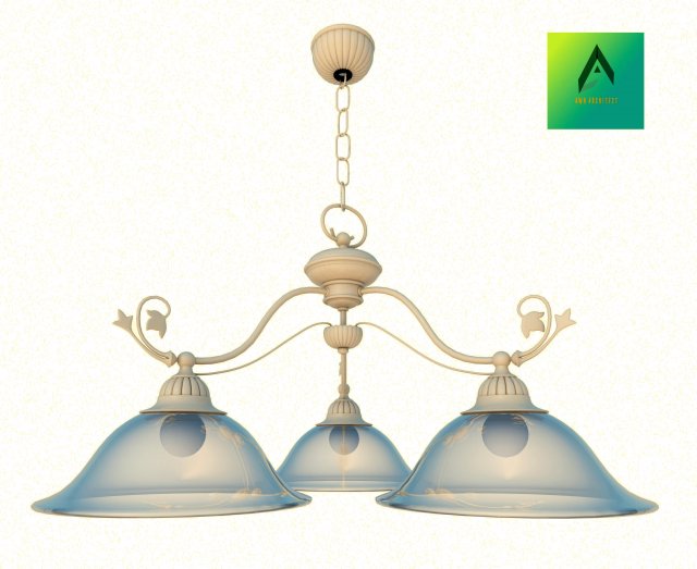 pendant lamp creval galia design Modello 3D .c4d .max .obj .3ds .fbx .stl .blend 