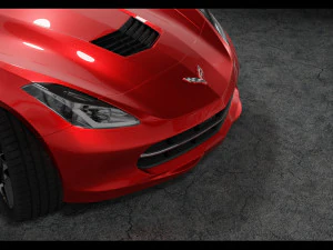 chevrolet corvette stingray car 3D Model